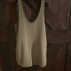 Olive Green Sleeveless Women's Romper